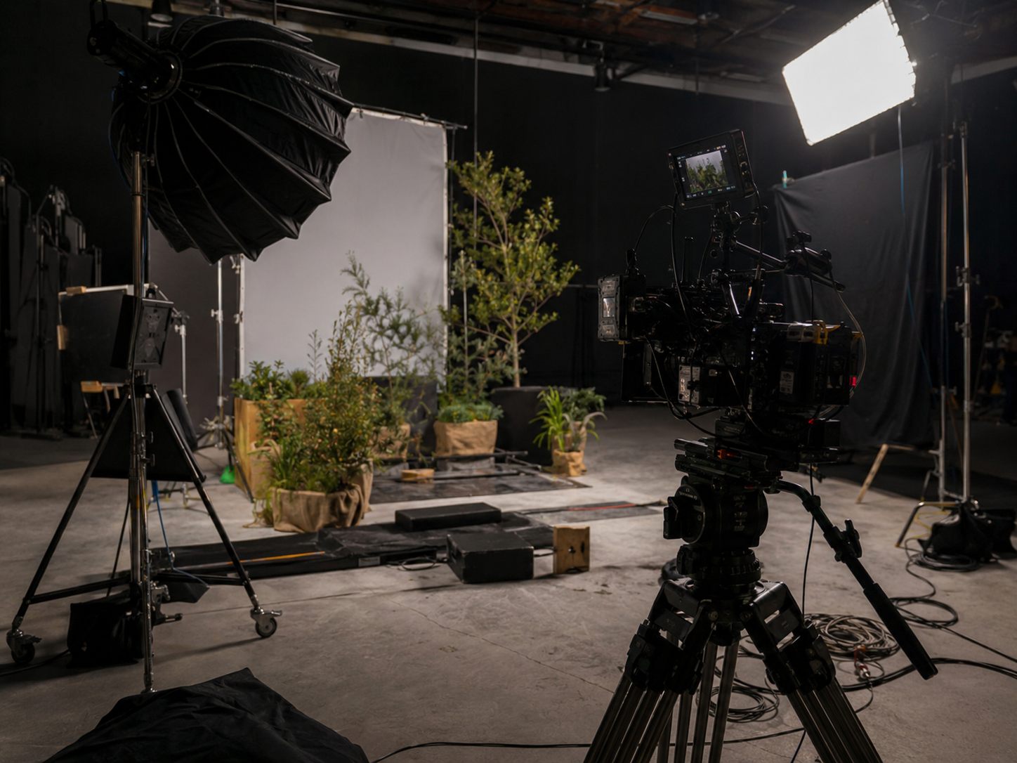 Estúdio e bastidores