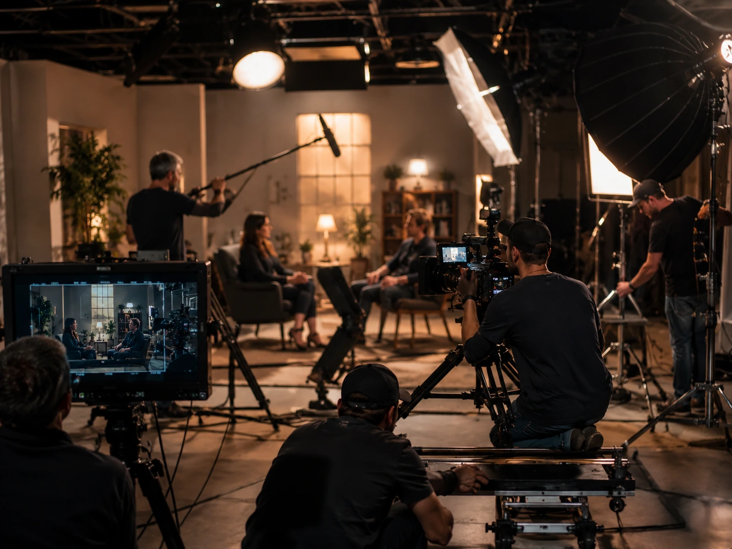 Set de gravação de série documental